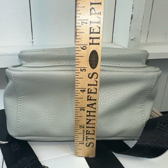 Steve Madden Small Light Gray Backpack with Black Straps main image 6